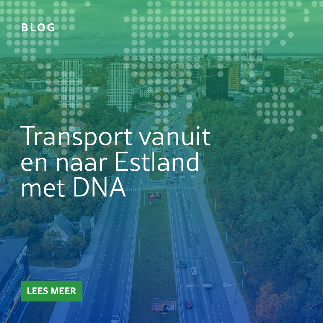 Transport vanuit en naar Estland met DNA