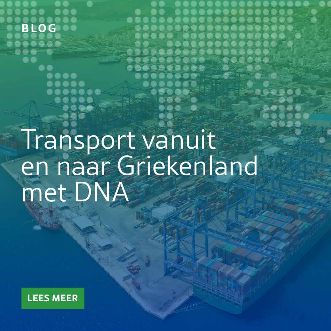 Transport vanuit en naar Griekenland met DNA