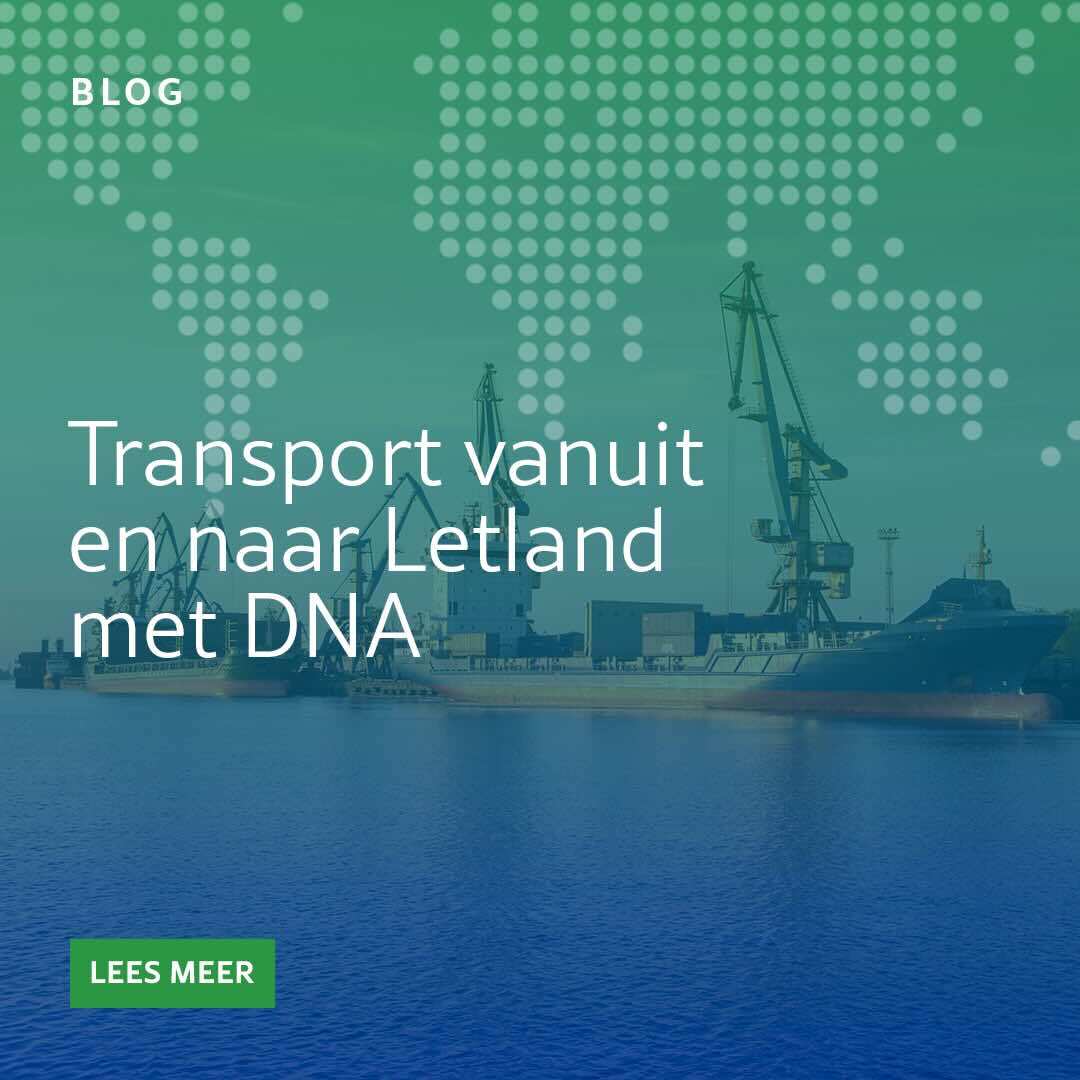 Transport vanuit en naar Letland met DNA