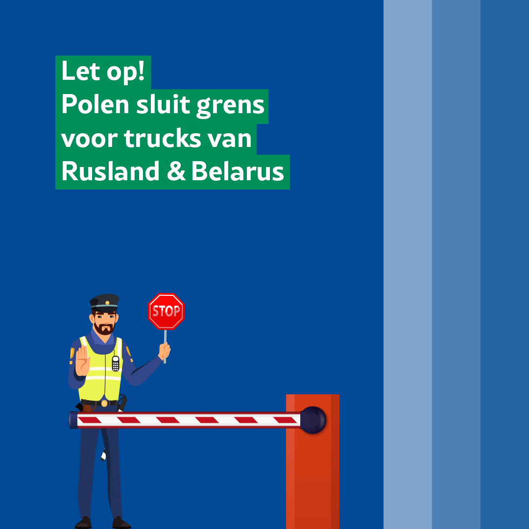 Opgelet: Polen sluit grens voor trucks van Rusland en Belarus
